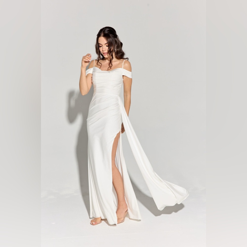 Bridal Off-Shoulder Dress
